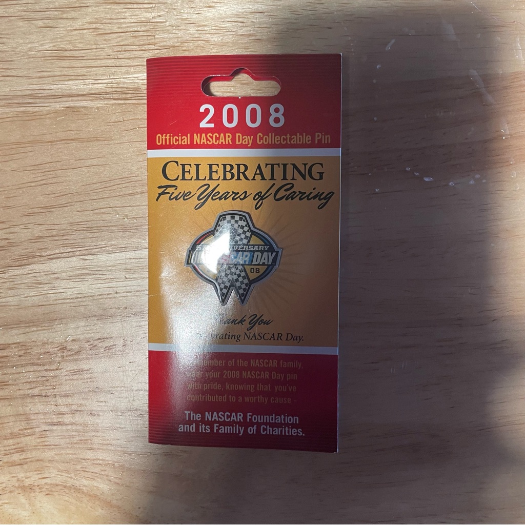 2008 Nascar Collectible Pin 2008 Nascar Collectible Pin